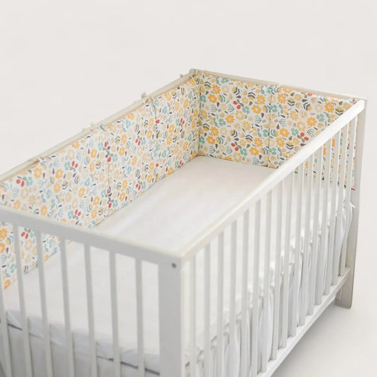 Tour De Lit Fleuri Pour Bébé - TourDeLitBébé